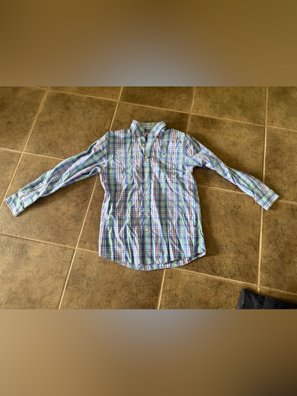 Vineyard Vines Multicolor Plaid Button-Down Shirt